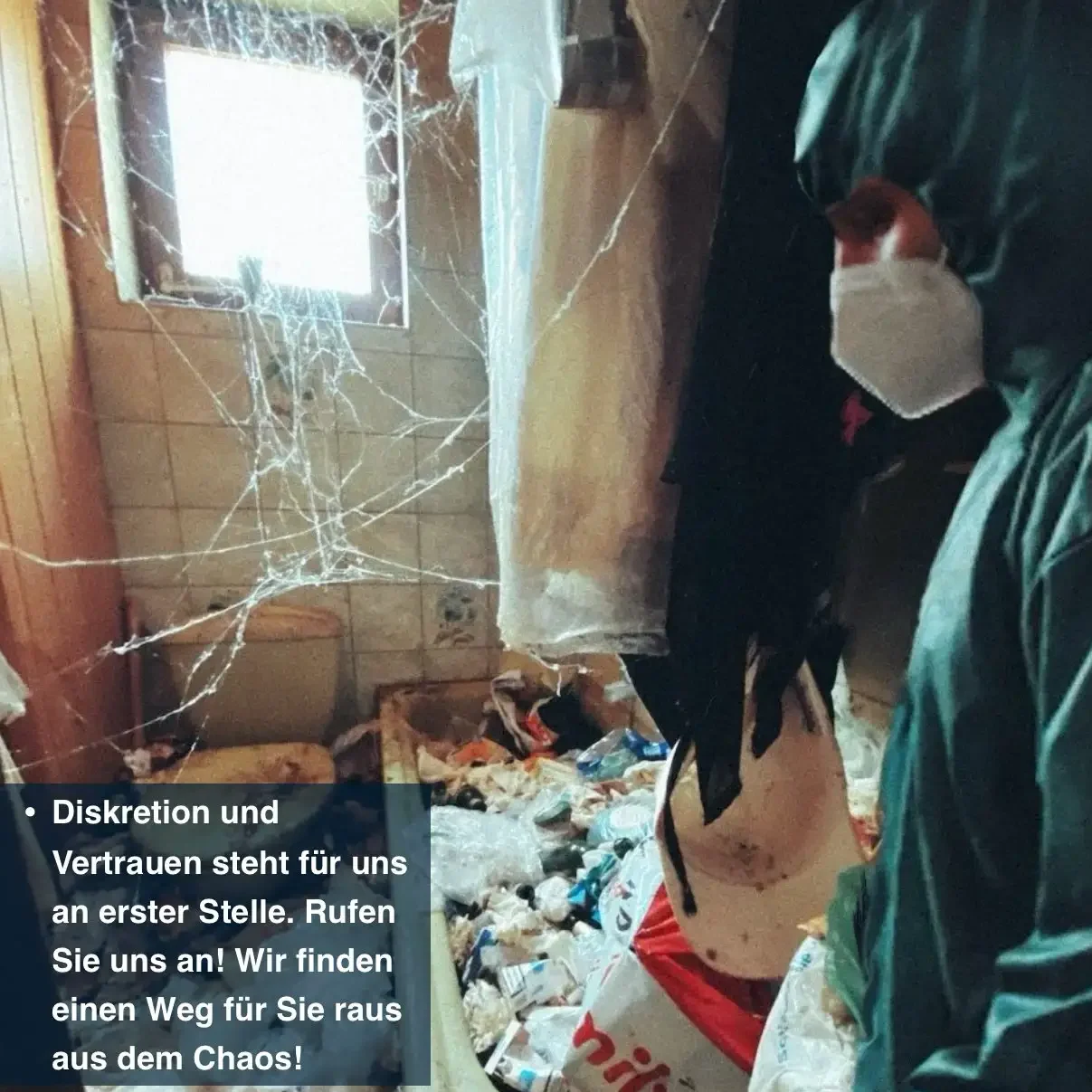 Auch extreme Messiewohnung, Messiehaus & Messiehaushalt räumen wir für Sie! Auch extreme Messiewohnung, Messiehaus & Messiehaushalt räumen wir für Sie